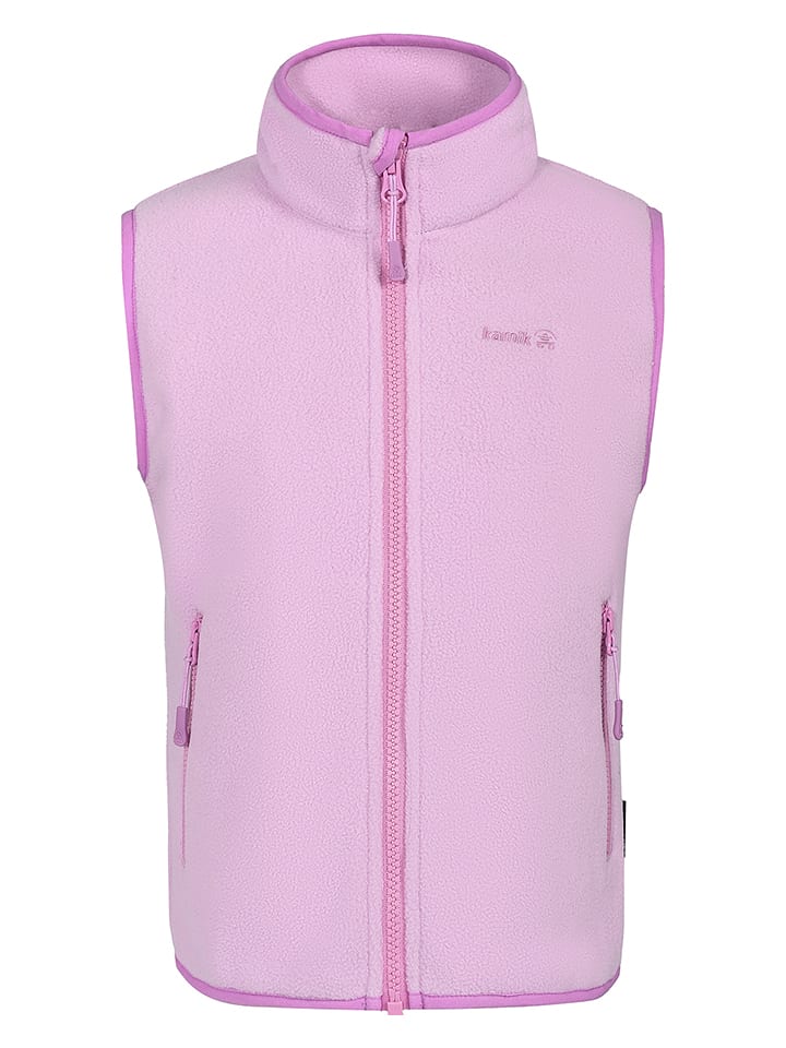 Kamik Kamizelka polarowa "Dawn" w kolorze różowym rozmiar: 104
