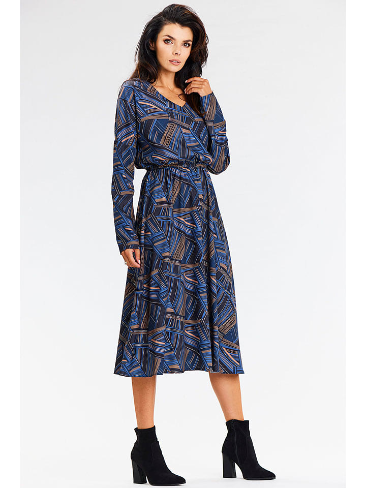 Awama Sukienka w kolorze granatowym rozmiar: M