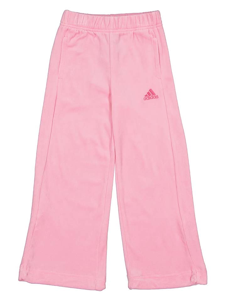 adidas Spodnie dresowe w kolorze jasnoróżowym rozmiar: 128