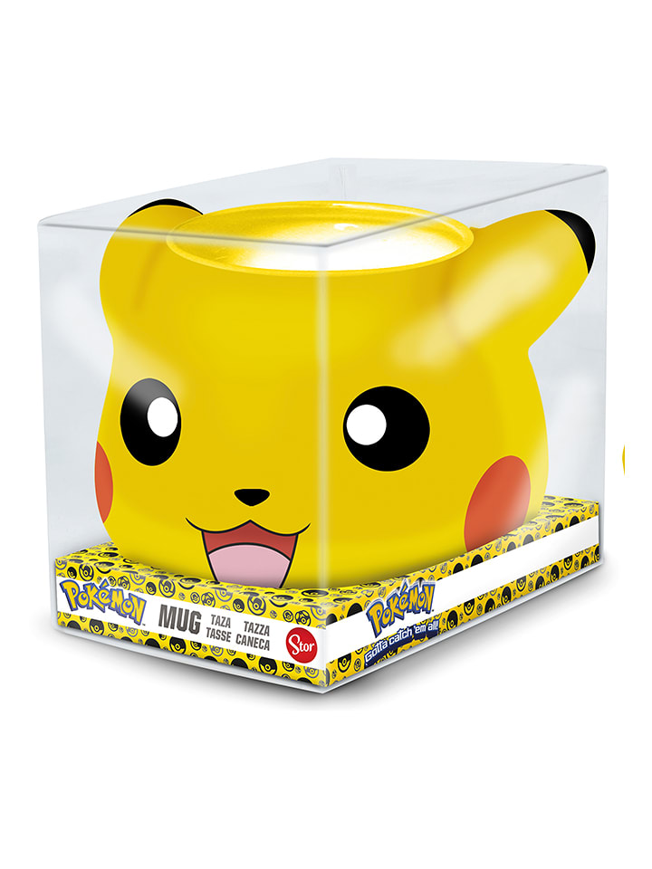 Pokémon Filiżanka 3D w kolorze żółtym - 503 ml rozmiar: onesize