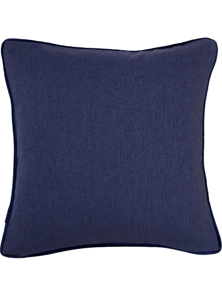 ESPRIT Poszewka "Harp" w kolorze granatowym na poduszkę rozmiar: 38x38 cm