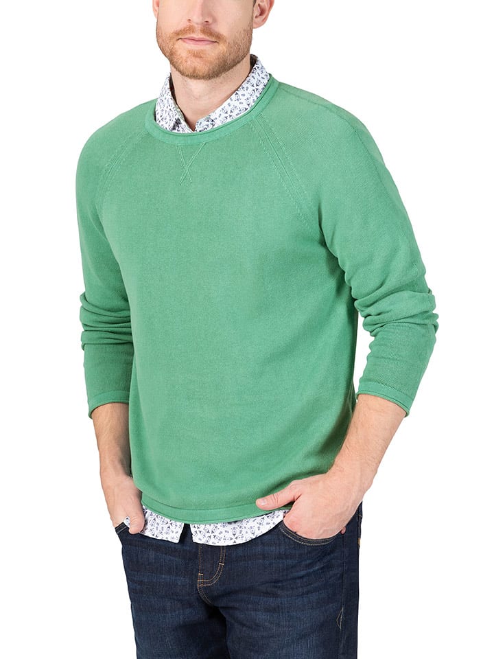 Timezone Sweter w kolorze zielonym rozmiar: XL