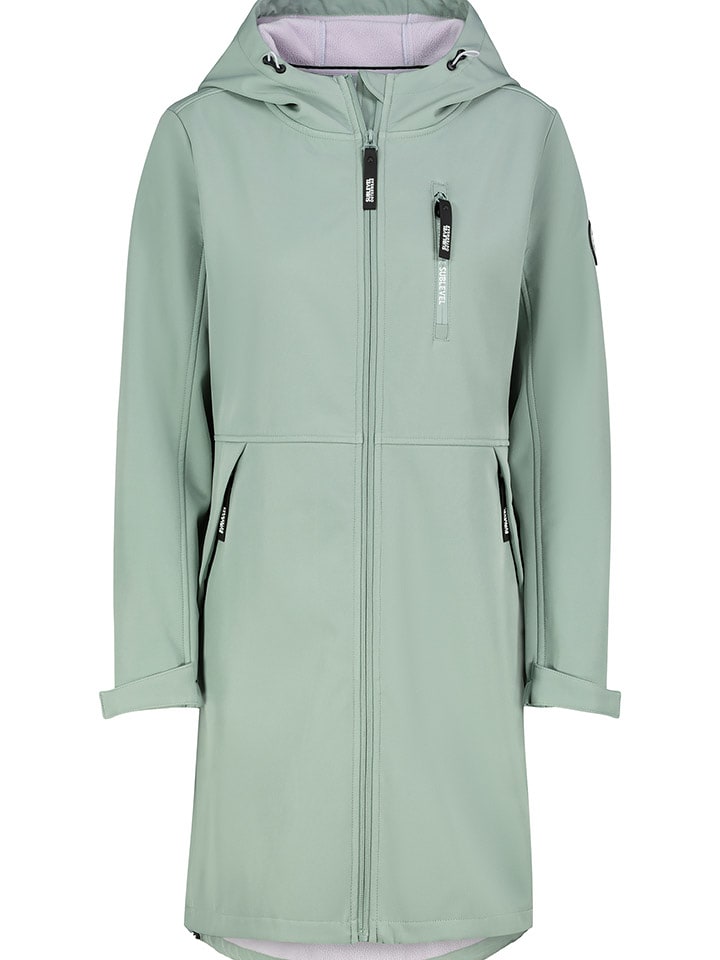 Sublevel Płaszcz softshellowy w kolorze miętowym rozmiar: XXL