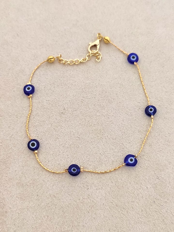 Nakkash Pozłacana bransoletka z elementami ozdobnymi rozmiar: onesize