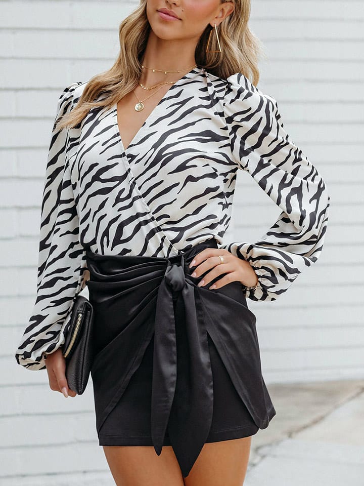 Milan Kiss Bluzka w kolorze czarnym rozmiar: S