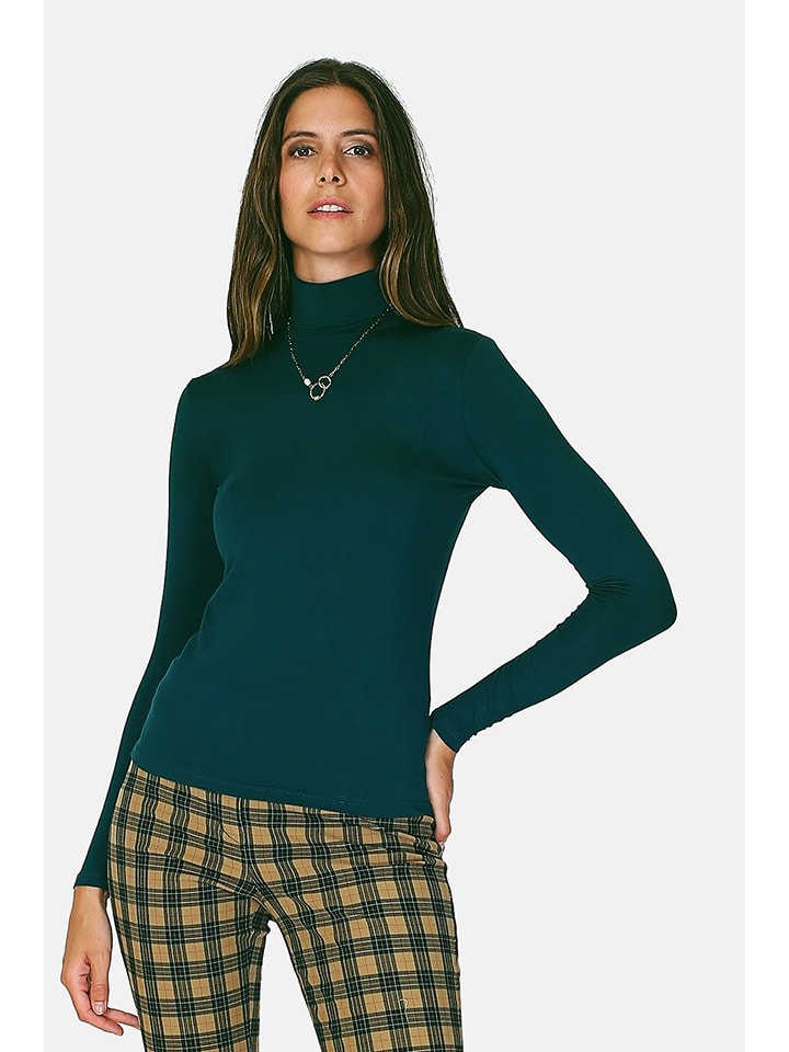 ASSUILI Koszulka w kolorze ciemnozielonym rozmiar: 40