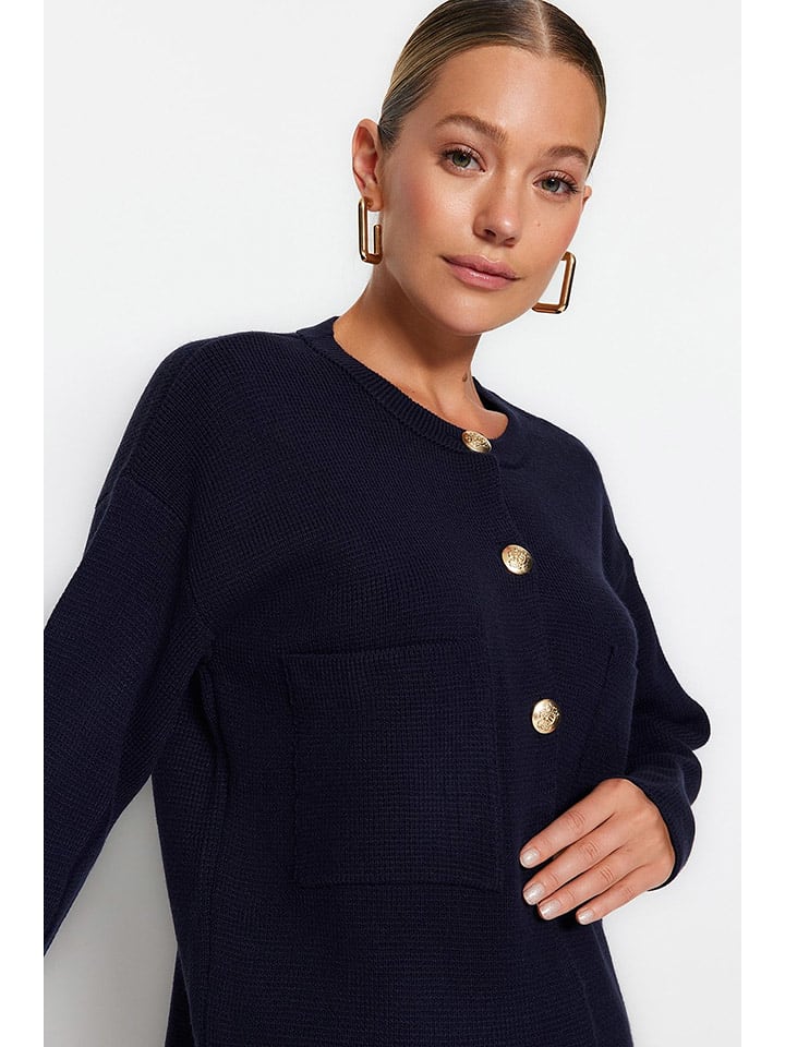 trendyol Kardigan w kolorze granatowym rozmiar: S