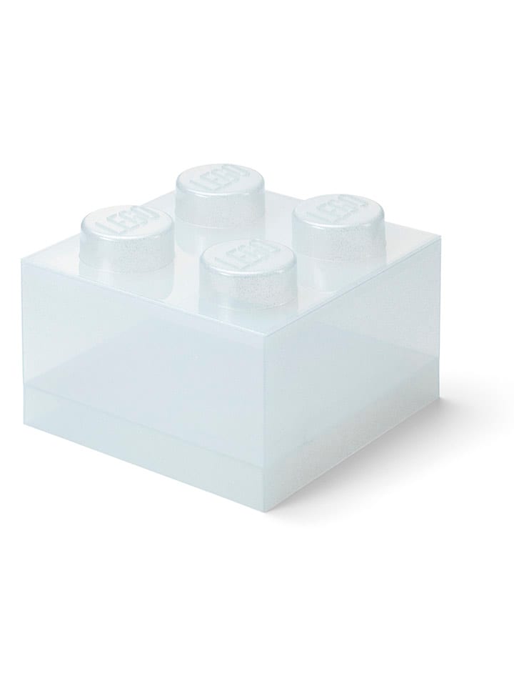 LEGO Pojemnik "Brick 4" w kolorze białym - 25 x 18 x 25 cm rozmiar: onesize