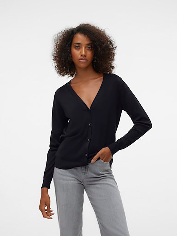 Vero Moda Kardigan w kolorze czarnym rozmiar: M