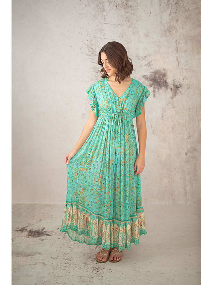 Lula Natura Sukienka w kolorze turkusowym rozmiar: onesize