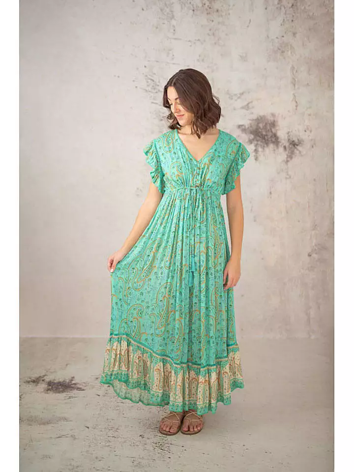 Lula Natura Sukienka w kolorze turkusowym rozmiar: onesize