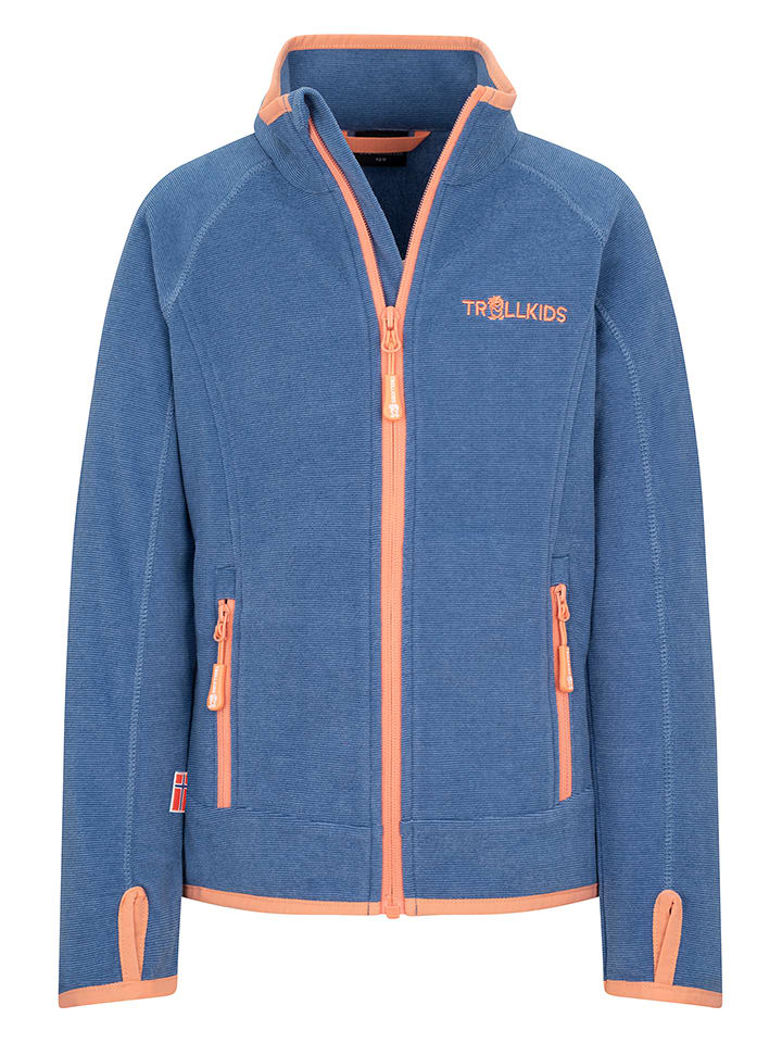 Trollkids Kurtka polarowa "Noresund" w kolorze niebieskim rozmiar: 164