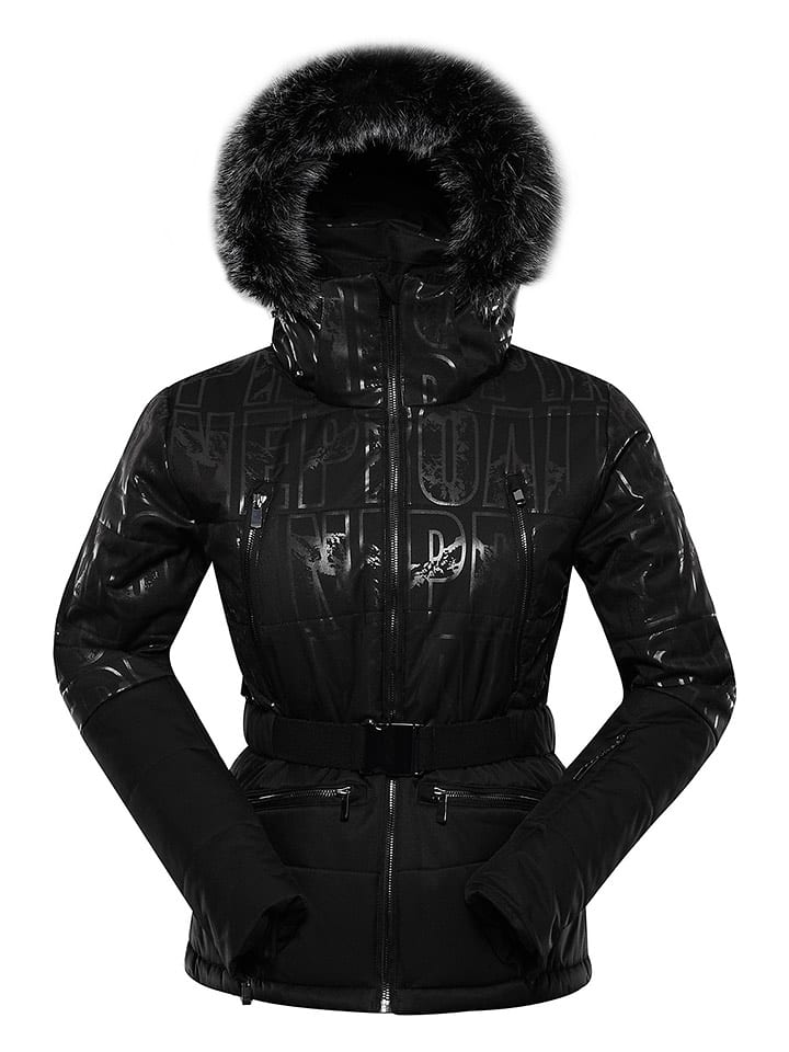 Alpine Pro Kurtka narciarska "Dama" w kolorze czarnym rozmiar: M/L