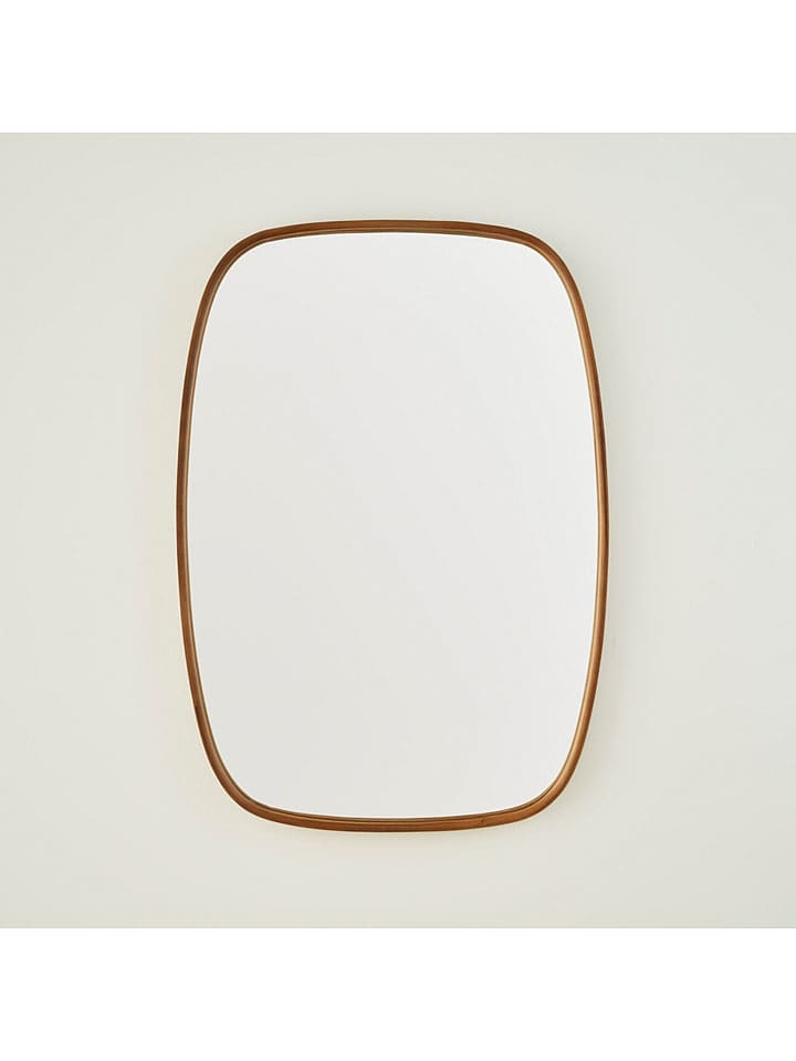 BELLA MAISON Lustro ścienne "Cloudy" w kolorze brązowym - 62 x 88 cm rozmiar: onesize