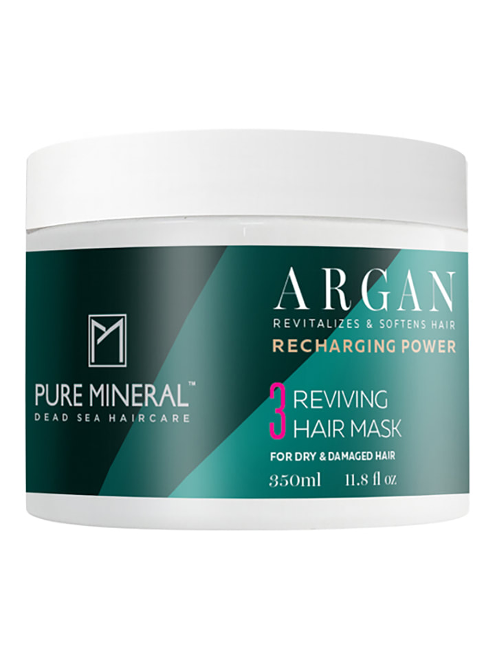 PURE MINERAL Maska "Argan - Revitalize and Damage Resistant" do włosów - 350 ml rozmiar: onesize