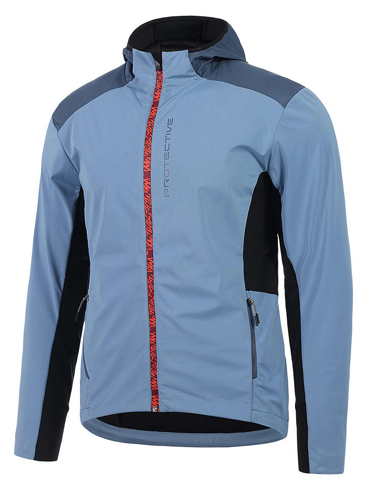 Protective Kurtka softshellowa ''P-Off the Map'' w kolorze czarno-błękitnym rozmiar: XL