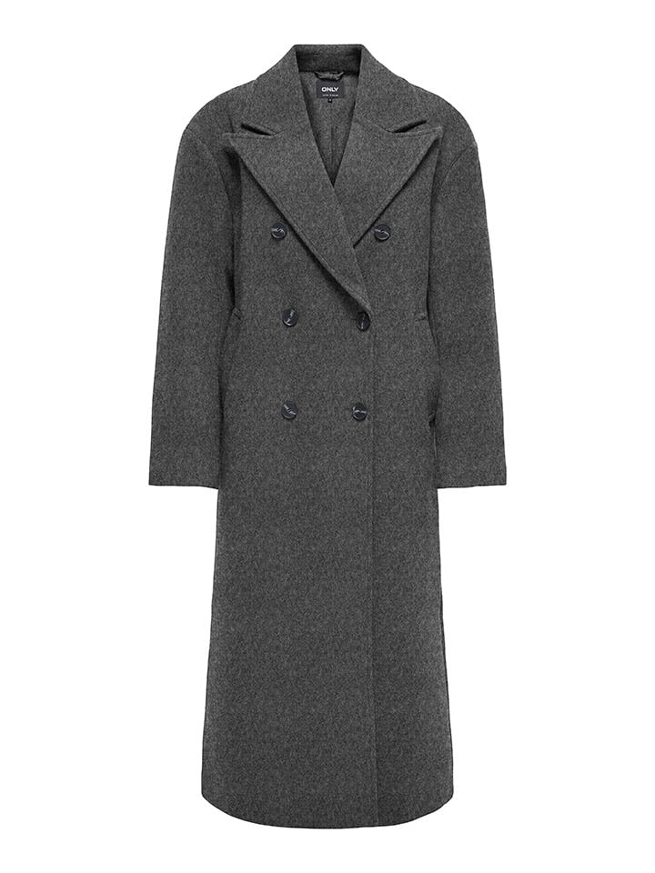 ONLY Płaszcz przejściowy w kolorze antracytowym rozmiar: XS