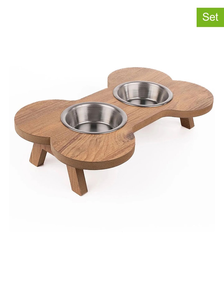 Paws&Whiskers 3-częściowy zestaw w kolorze jasnobrązowym - 42 x 6 x 23 cm rozmiar: onesize