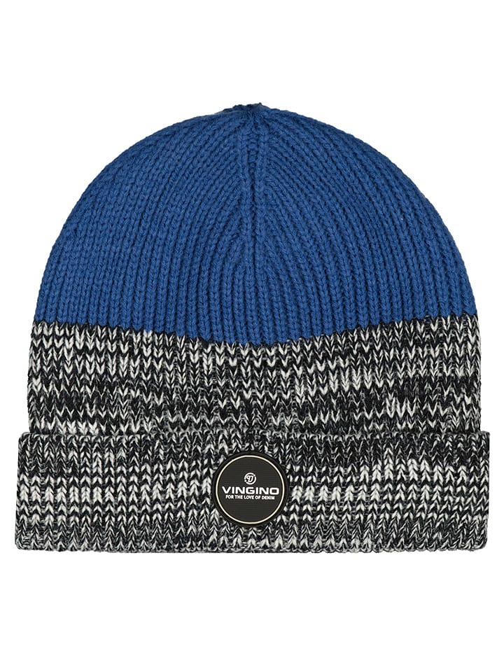 Vingino Czapka "Ved" w kolorze niebiesko-antracytowym rozmiar: 146-164