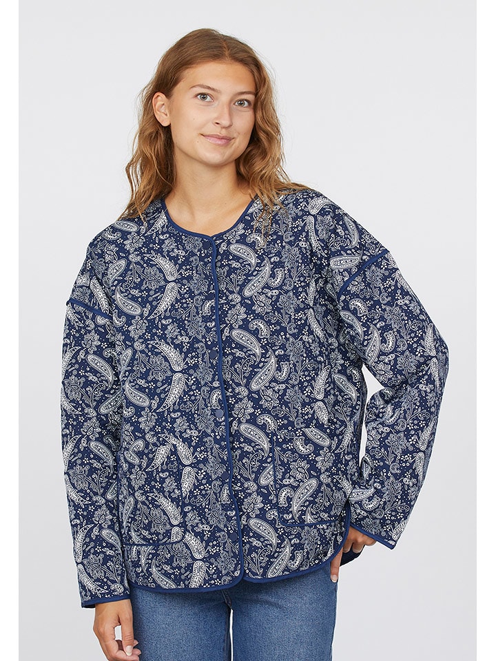 SisterS point Kurtka przejściowa w kolorze granatowo-kremowym rozmiar: S