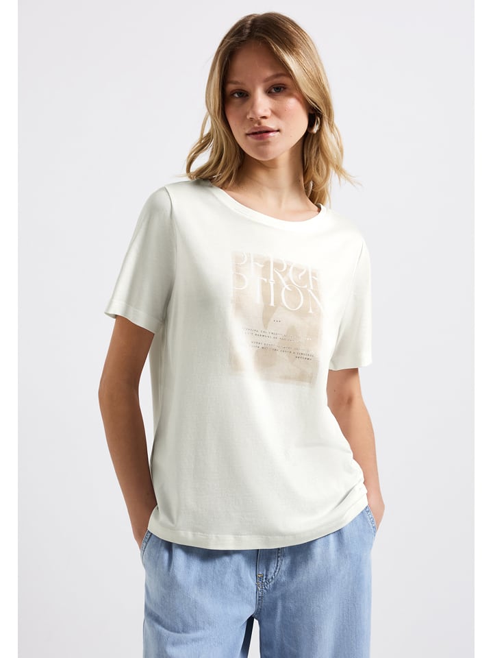 Street One Koszulka w kolorze kremowym rozmiar: 40