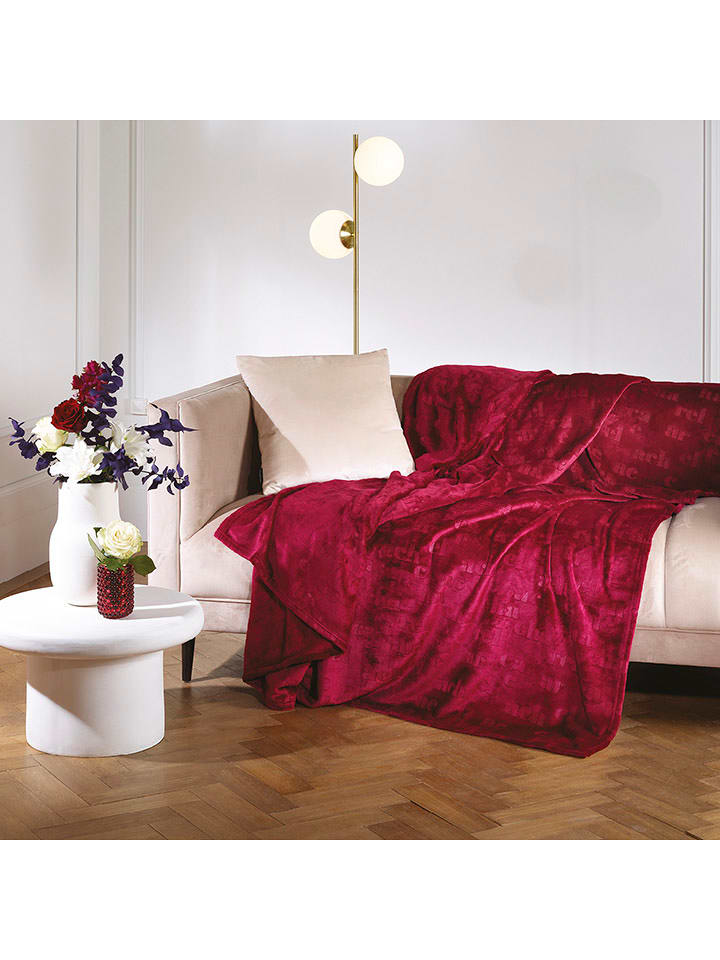 Cacharel textiles Pled w kolorze czerwonym rozmiar: 220x250 cm