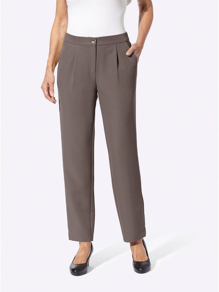 WITT WEIDEN Spodnie w kolorze szarobrązowym rozmiar: W24