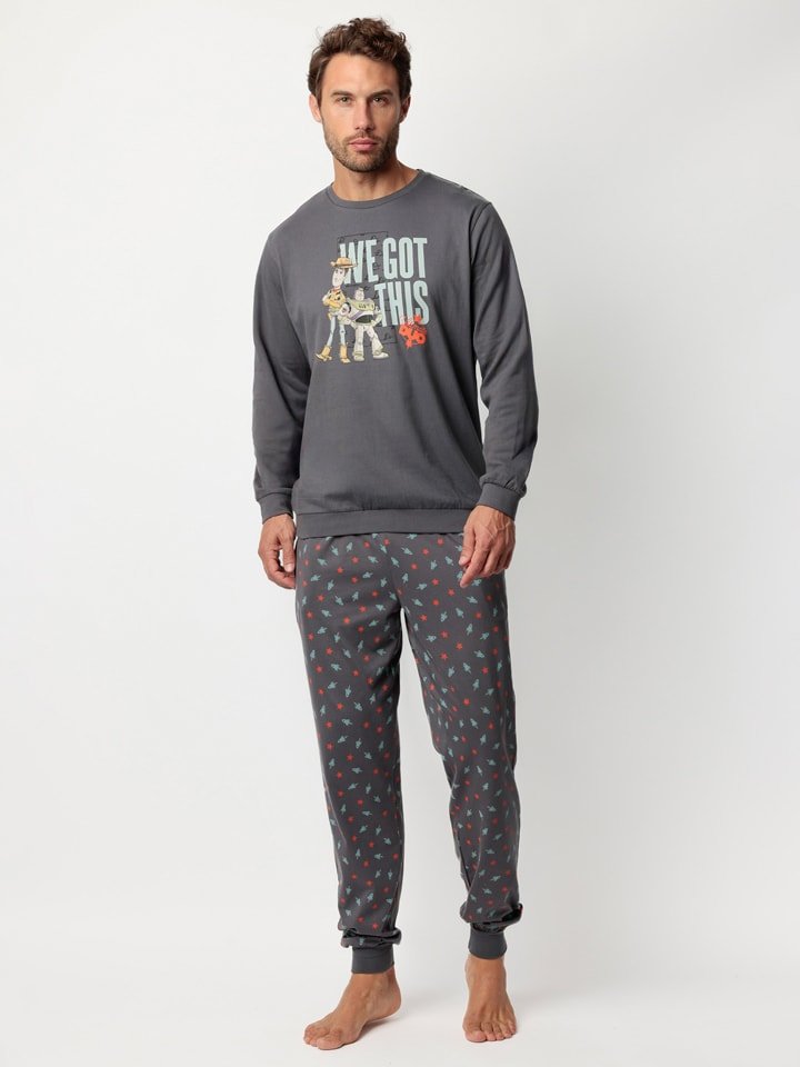 Disney Piżama "Disney" w kolorze szarym rozmiar: S