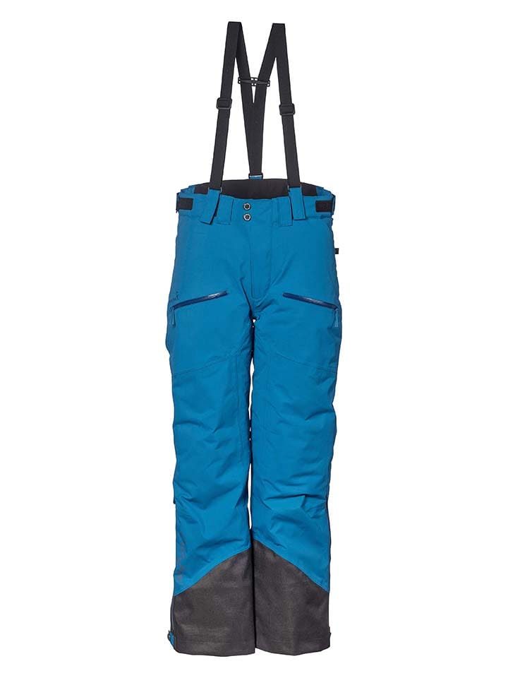 Isbjörn Spodnie narciarskie "Offpist" w kolorze niebiesko-czarnym rozmiar: 158/164