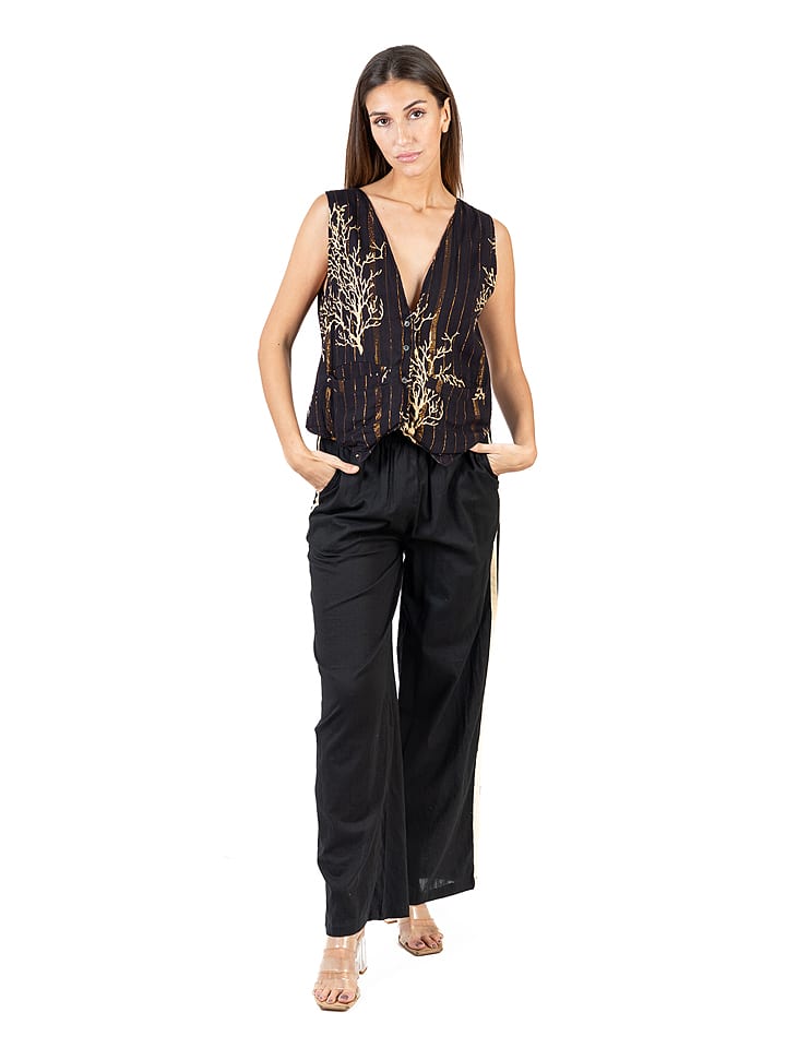 Isla Bonita by SIGRIS Spodnie w kolorze czarnym rozmiar: XL