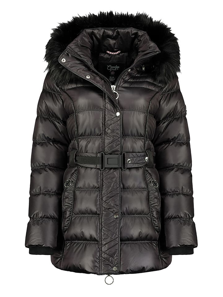 Canadian Peak Parka "Aimeraudeak" w kolorze czarnym rozmiar: S