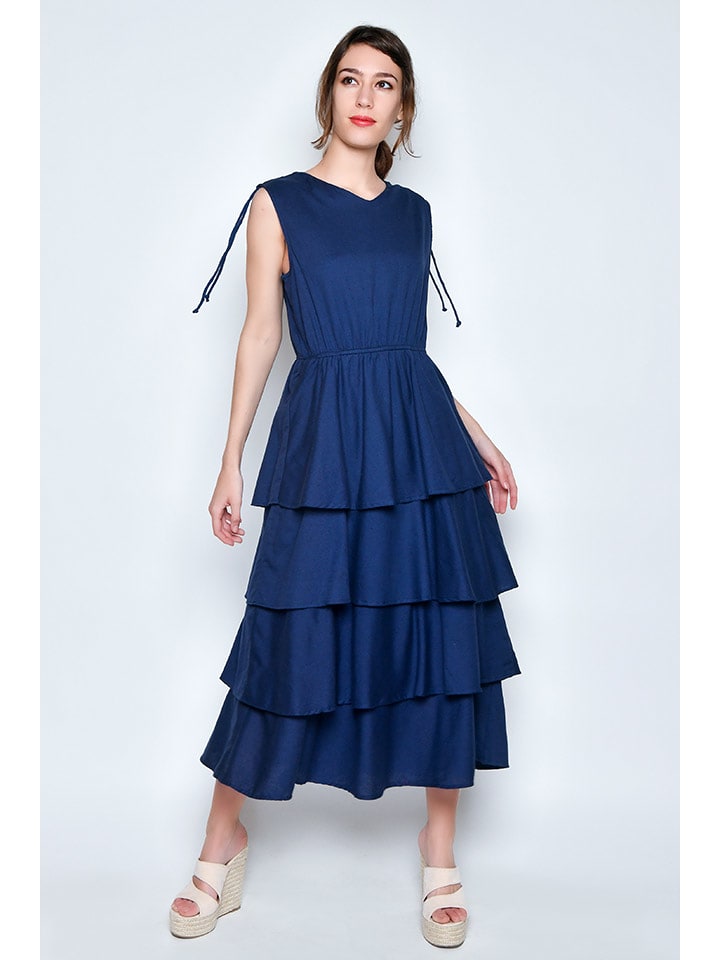 Tarifa Sukienka w kolorze granatowym rozmiar: S