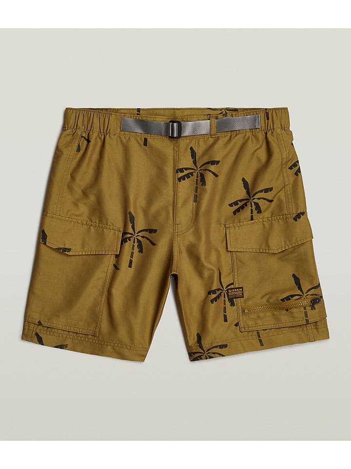 G-Star Szorty kąpielowe w kolorze khaki rozmiar: XS