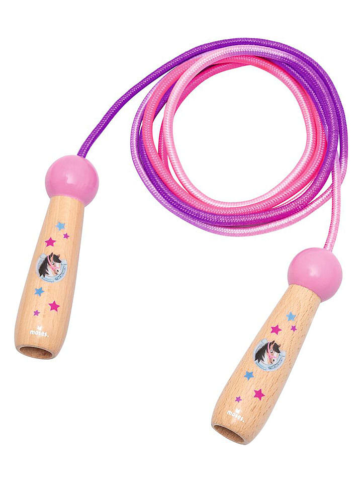 moses. Skakanka "Horses" w kolorze różowo-fioletowym - 6+ rozmiar: onesize