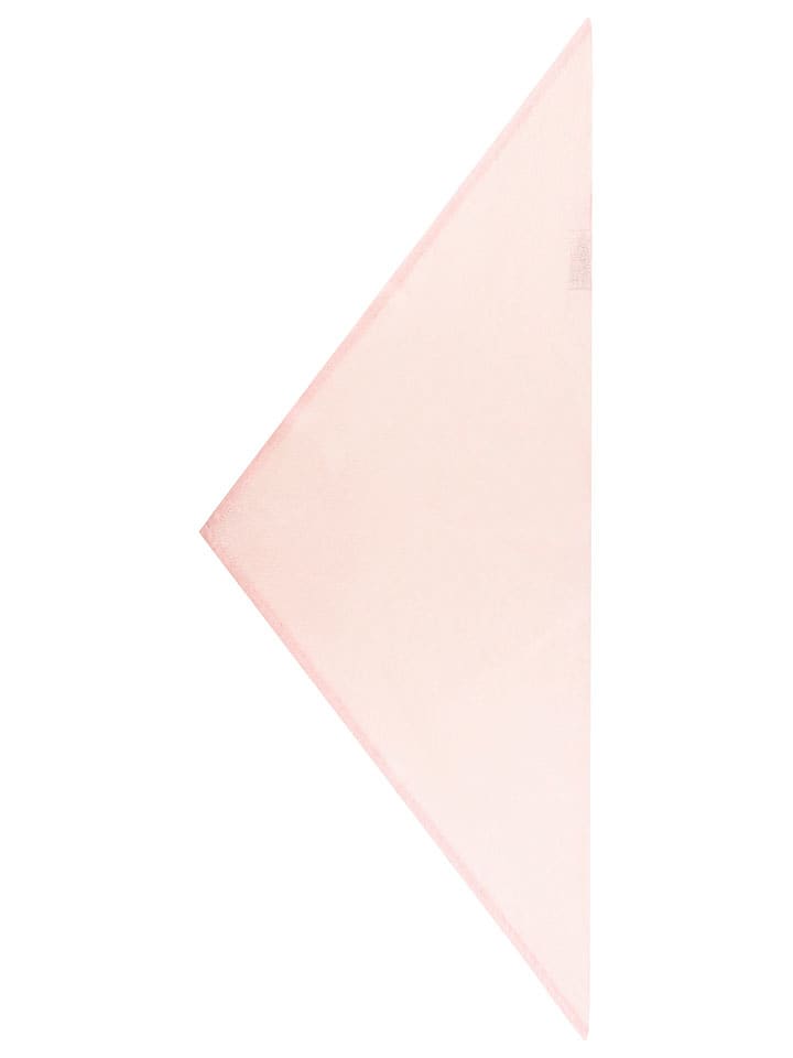 Zwillingsherz Kaszmirowa chusta w kolorze jasnoróżowym - 85 x 35 cm rozmiar: onesize