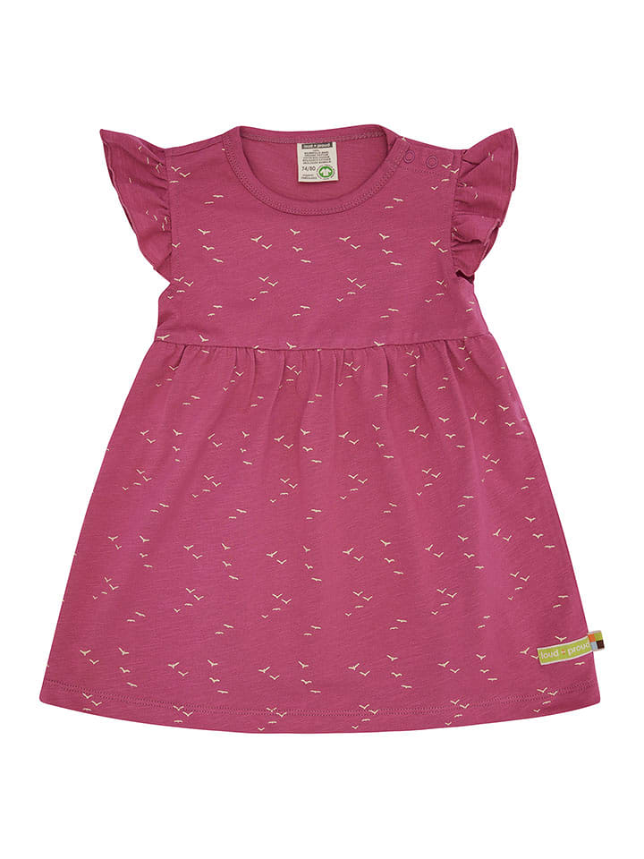 loud + proud Sukienka w kolorze różowym rozmiar: 110/116