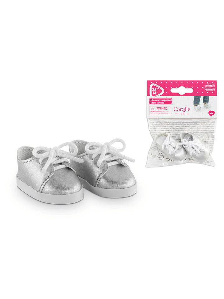 Corolle Buty "Corolle MC" w kolorze srebrnym dla lalek - 4+ rozmiar: onesize