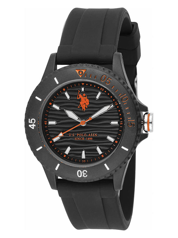 U.S. Polo Assn. Zegarek kwarcowy w kolorze czarnym rozmiar: onesize