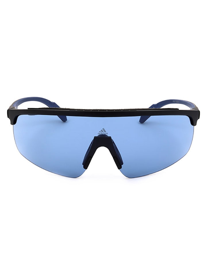 adidas Męskie okulary przeciwsłoneczne w kolorze czarno-niebieskim rozmiar: onesize