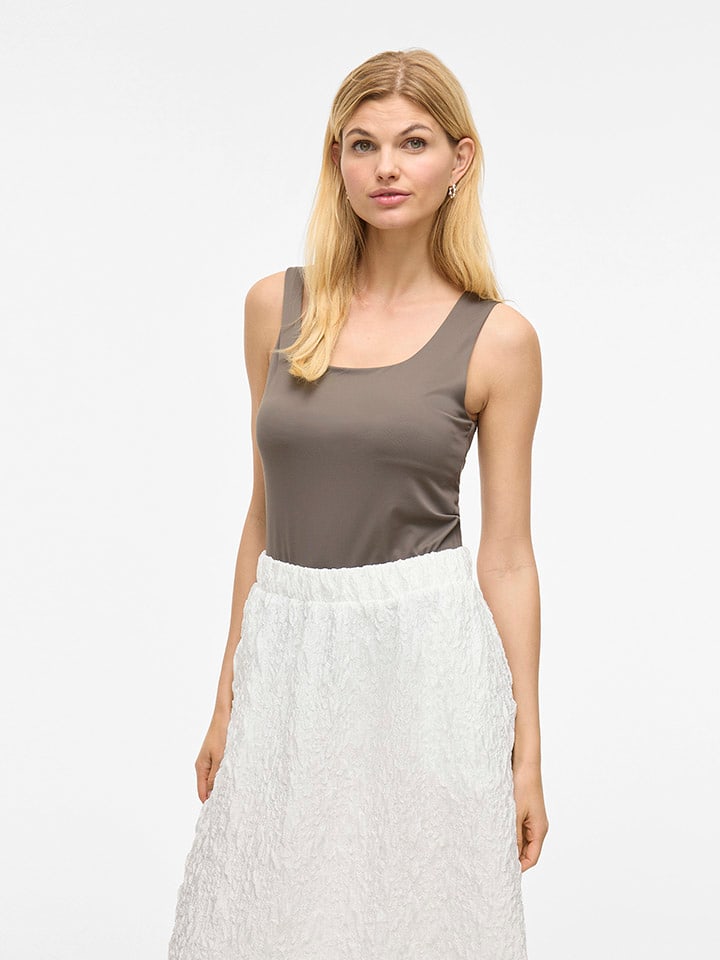 Vila Top w kolorze jasnobrązowym rozmiar: M