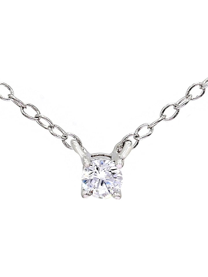 Diamant Vendôme Złoty naszyjnik z diamentem - dł. 40 cm rozmiar: onesize