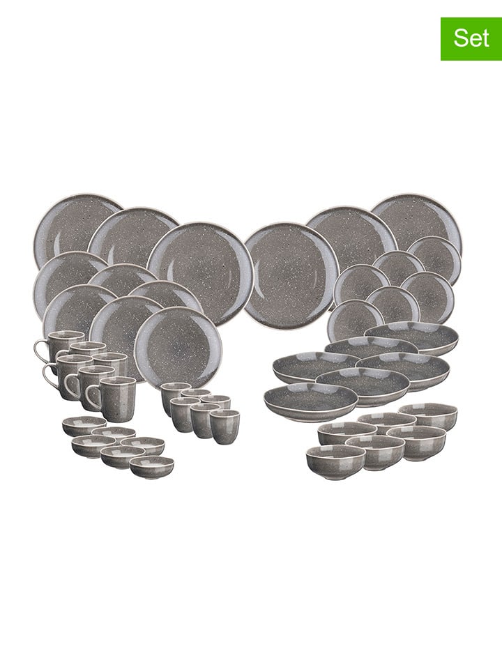 Björn 48-częściowy zestaw talerzy "Stellar" w kolorze szarobrązowym rozmiar: onesize