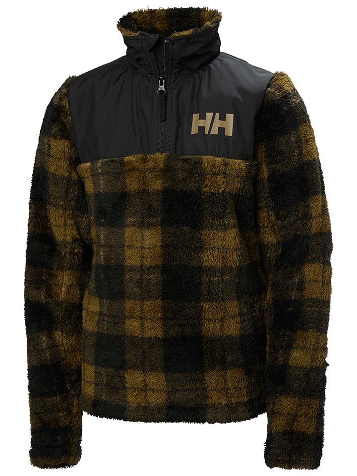 Helly Hansen Bluza polarowa "Champ" w kolorze jasnobrązowo-czarnym rozmiar: 152