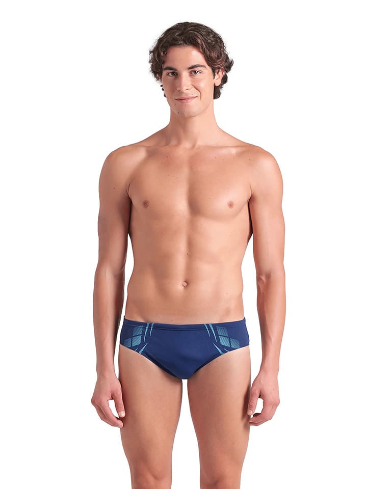 Arena Kąpielówki w kolorze granatowo-turkusowym rozmiar: 10