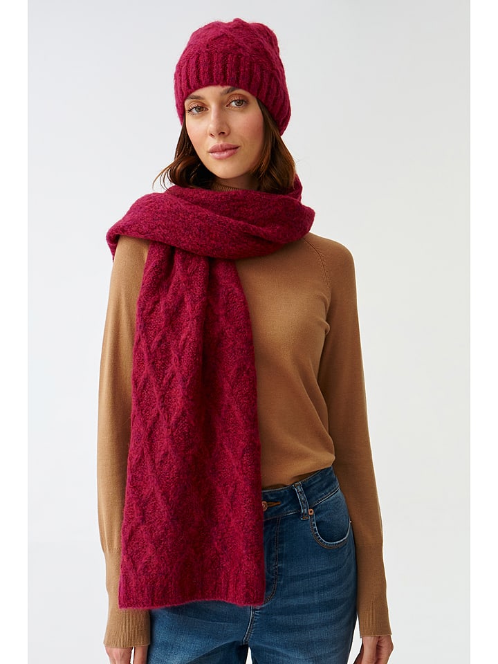 TATUUM Szal w kolorze czerwonym - 170 x 42 cm rozmiar: onesize