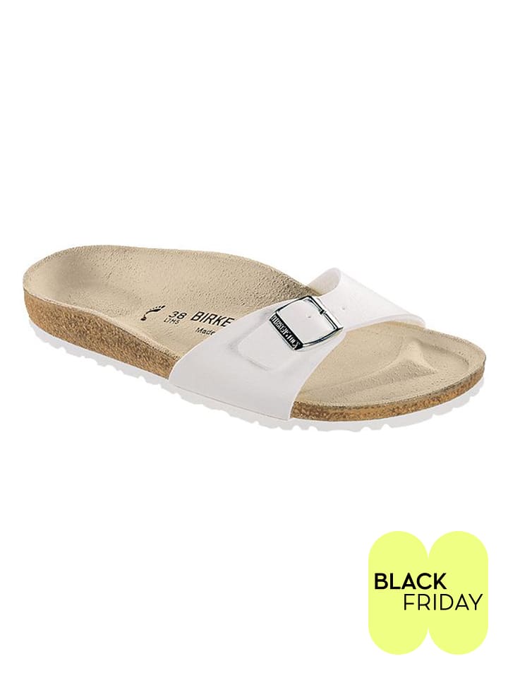 Birkenstock Klapki "Madrid" w kolorze białym rozmiar: 45