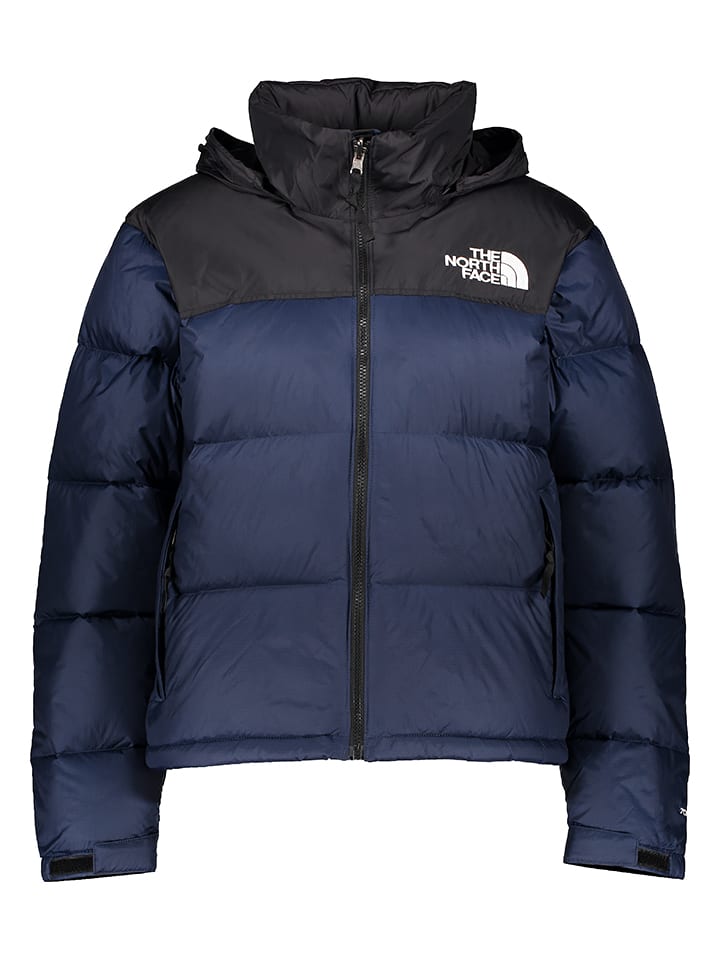 The North Face Kurtka puchowa "1996 Retro Nuptse" w kolorze granatowo-czarnym rozmiar: M