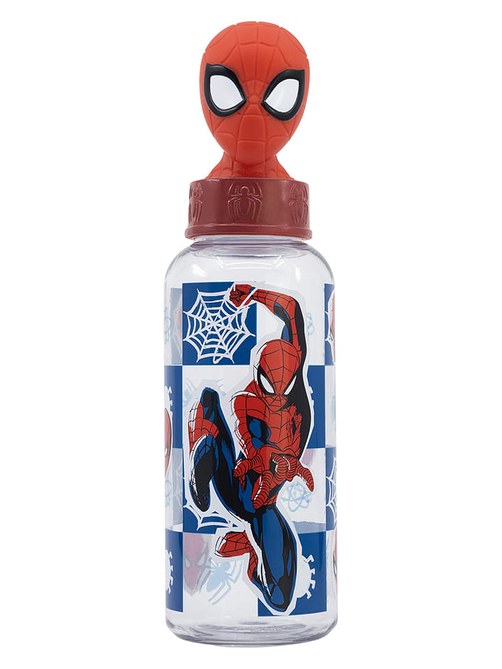 Spiderman Bidon "Spiderman" w kolorze niebiesko-czerwonym - 560 ml rozmiar: onesize