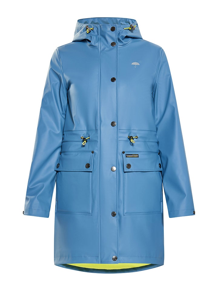 Schmuddelwedda Płaszcz przeciwdeszczowy w kolorze niebieskim rozmiar: XL
