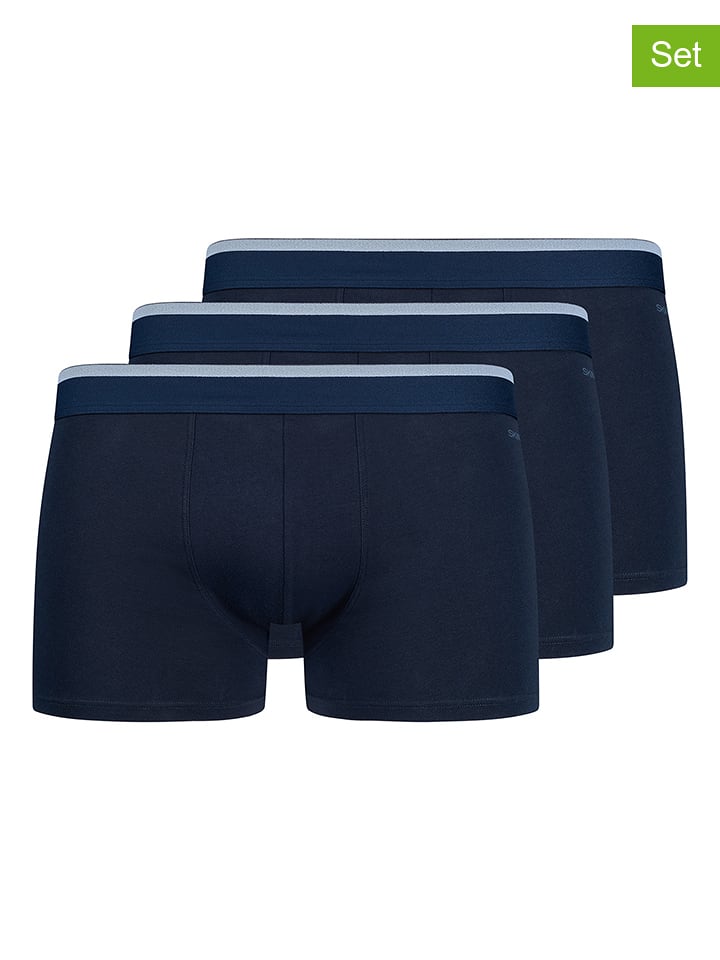 Skiny Bokserki (3 pary) w kolorze granatowym rozmiar: XXL